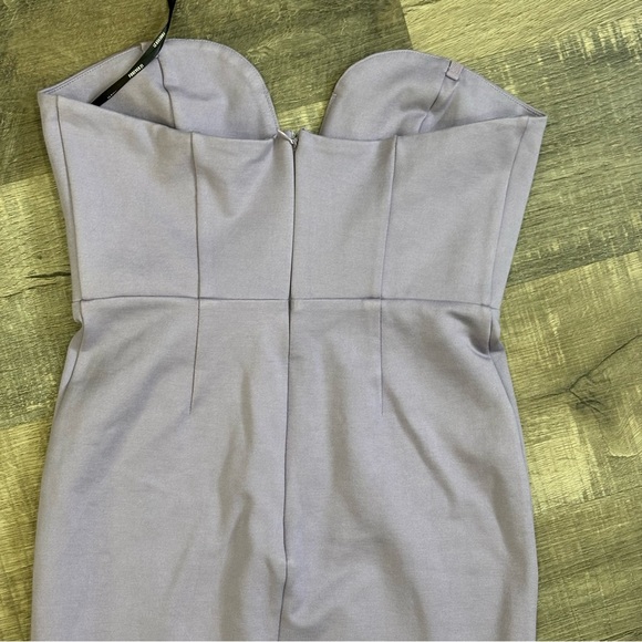 Forever 21-Plunging neckline sweetheart mini bodycon dress, NWT - Picture 12 of 13